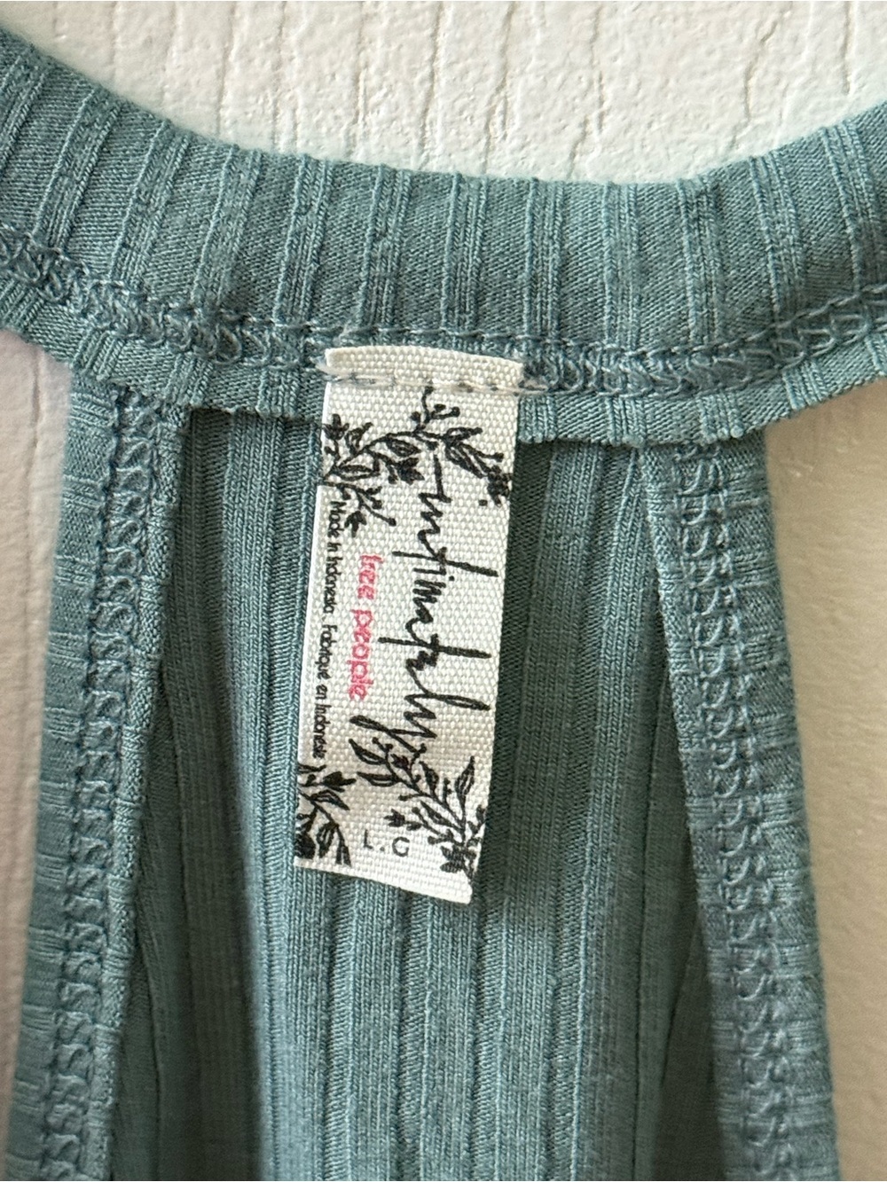 Free People Speed Dial Bodysuit in Sea Breeze - Picture 4 of 4